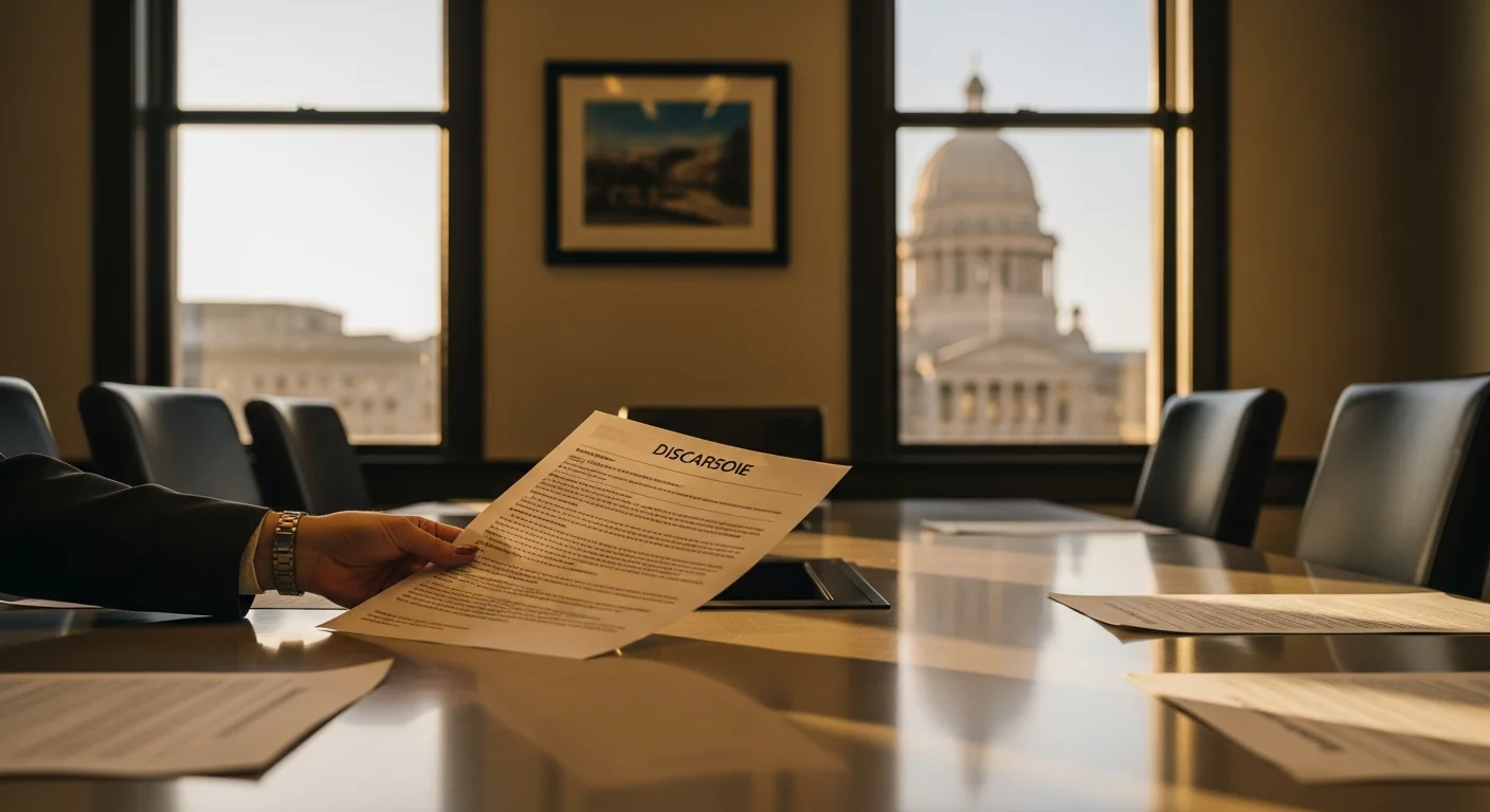 Arkansas agency disclosure requirements 2026 paperwork on a desk with the Arkansas state capitol visible through a window